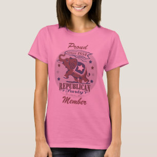 T-shirts Modelo customizável - republicano orgulhoso