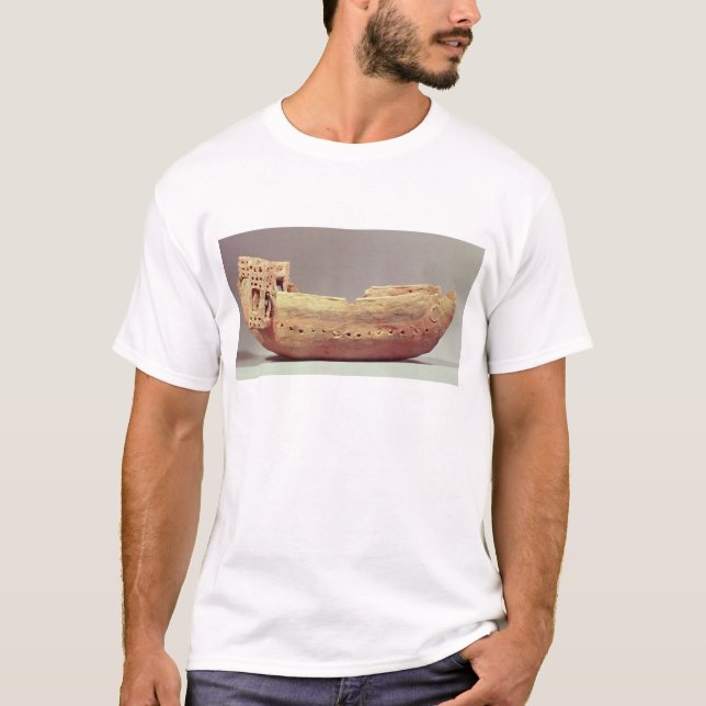 T-shirts Modelo de um barco com uma plataforma de (Frente)
