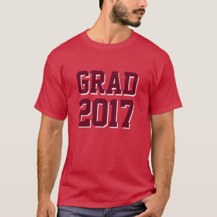 T-shirts Modelo original e Formando ano Classe de 2017