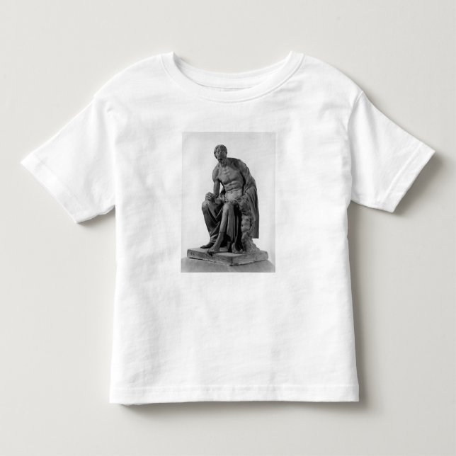 T-shirts Modelo para um monumento a Jean-Jacques Rousseau (Frente)