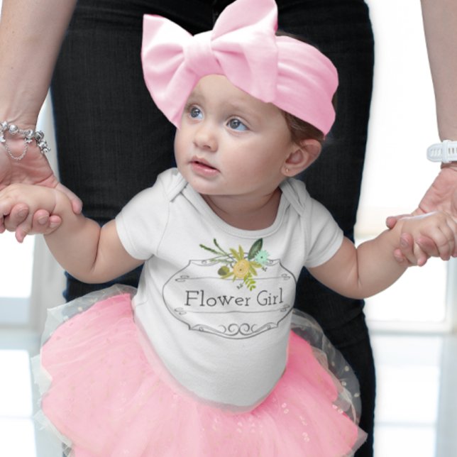 T-shirts Modern Mint Damask Flower Girl (Criador carregado)