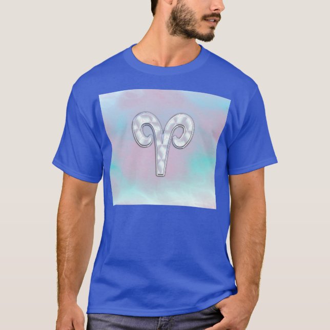 T-shirts Moderna Mãe de Estilo Pérola Fala Símbolo Zodiac (Frente)