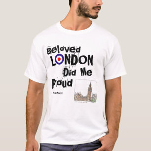 T-shirts modificação-alvo, casa do parlamento, amado, L,