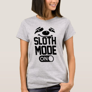 T-shirts Modo da preguiça sobre