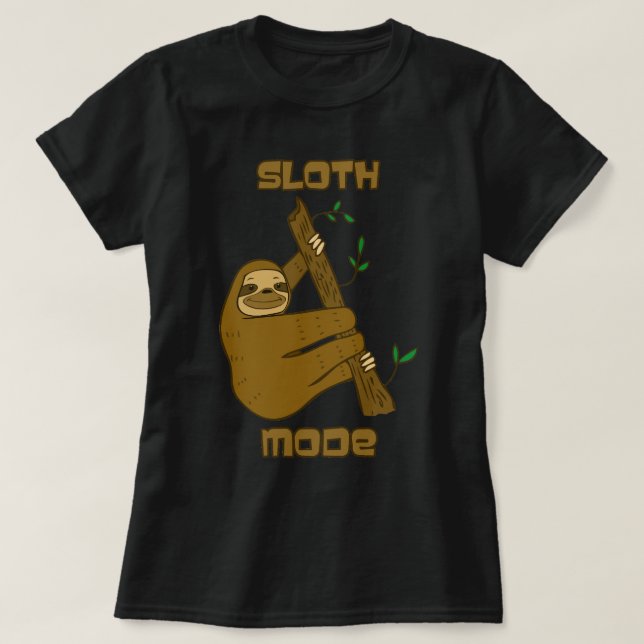 T-shirts Modo Preguiça (Frente do Design)