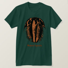 T-shirts Modocia Typicalis fóssil de trilobita