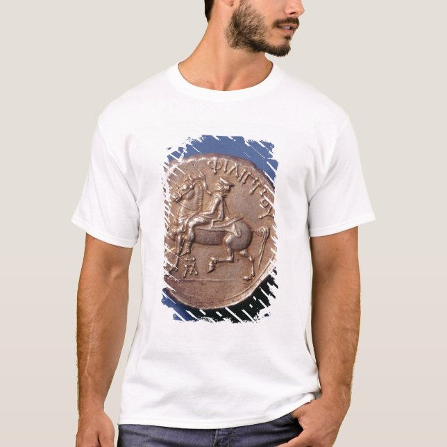 T-shirts Moeda de prata de Philip II de Macedon (Frente)