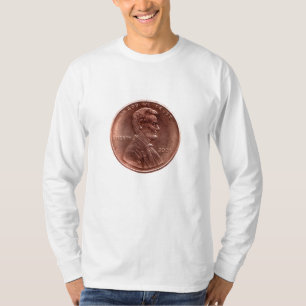 T-shirts moeda de um centavo
