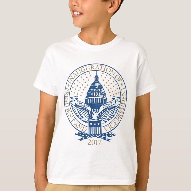 T-shirts Moedas de um centavo 2017 presidenciais de Donald (Frente)
