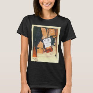 T-shirts Moedor de Café de Juan Gris, Arte Cubista Vintage