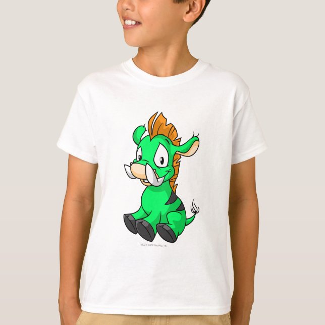 T-shirts Moehog Green (Frente)