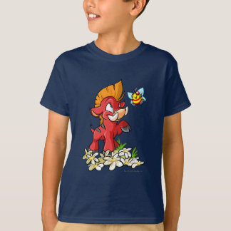 T-shirts Moehog vermelho e zumbido