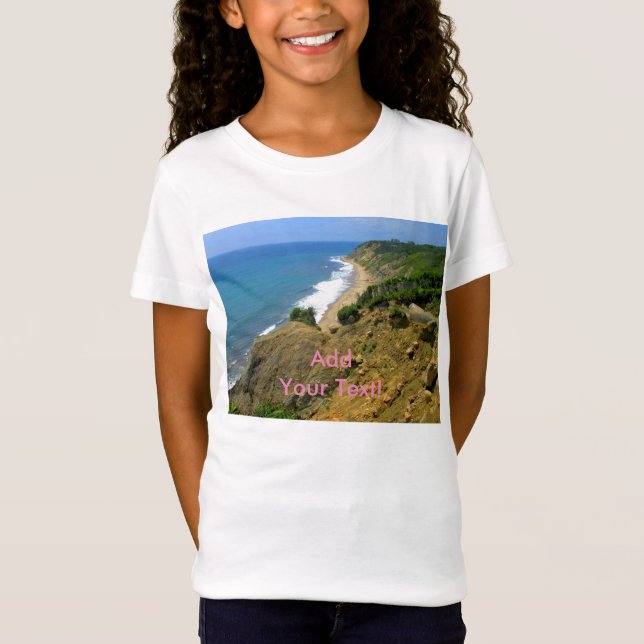 T-shirts Mohegan Bluffs Block Island 2 (Frente)