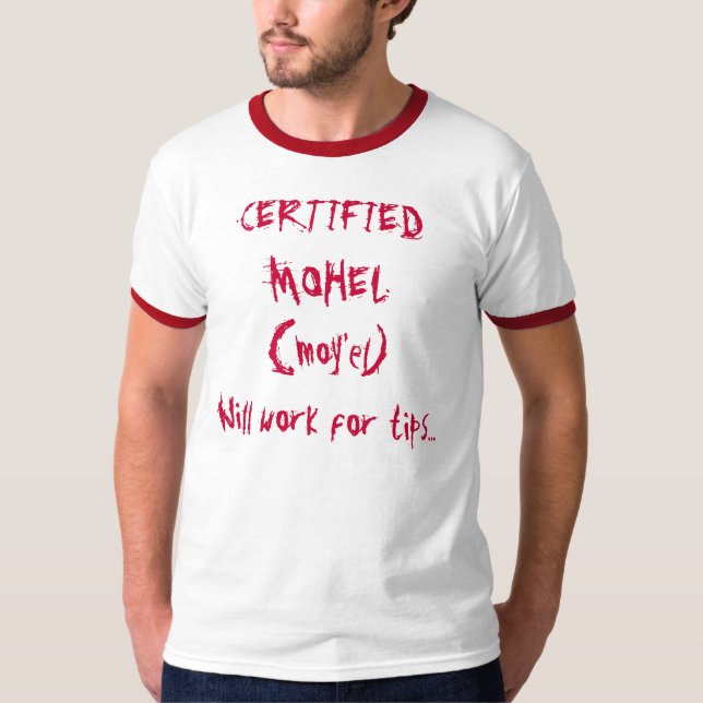 T-SHIRTS MOHEL CERTIFICADO (Frente)