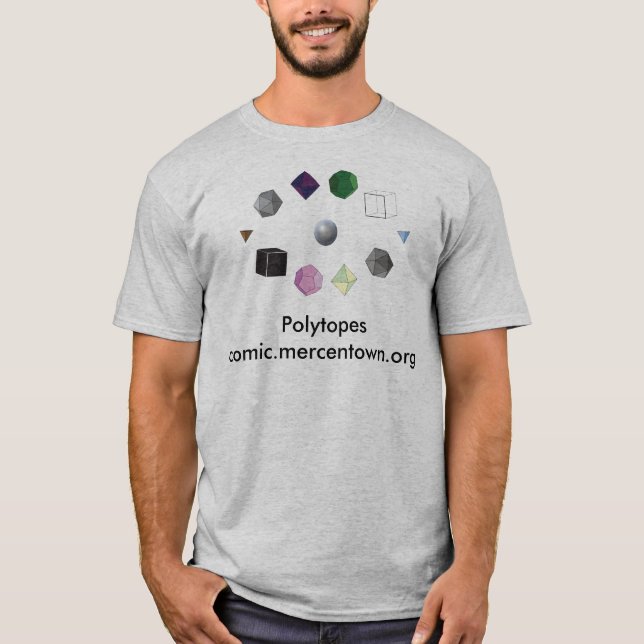 T-shirts Molde de Polytopes (Frente)