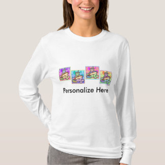 T-shirts Moletom com Capuz - Cachorro Quente Pop Art com Ba