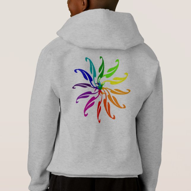 T-shirts Moletom – Roda de Cores com Nome (Verso)