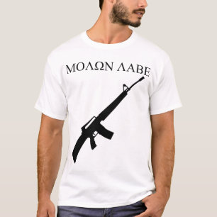 T-shirts MOLON LABE! (Gráficos pretos)