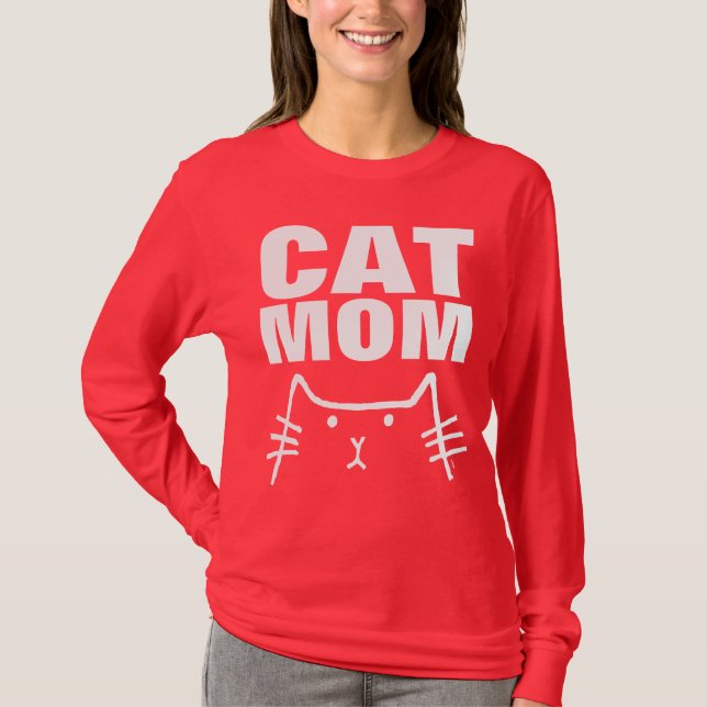 T-shirts MOM CAT (Frente)