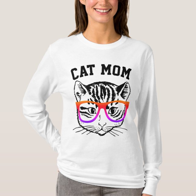 T-shirts MOM CAT (Frente)