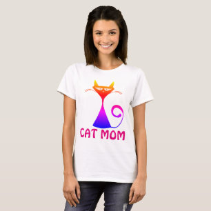 T-shirts MOM CAT