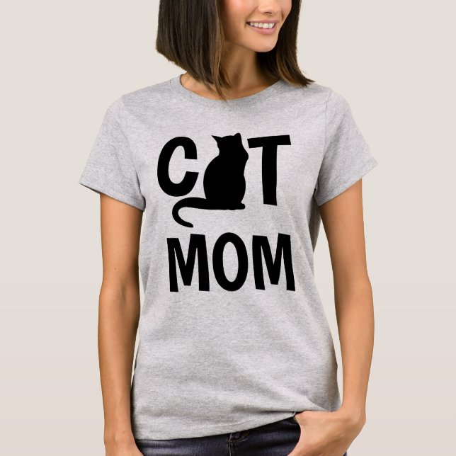 T-shirts MOM CAT (Frente)