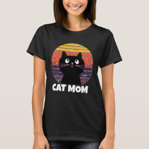 T-Shirts MOM CAT RETRO 80s
