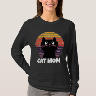 T-Shirts MOM CAT RETRO 80s