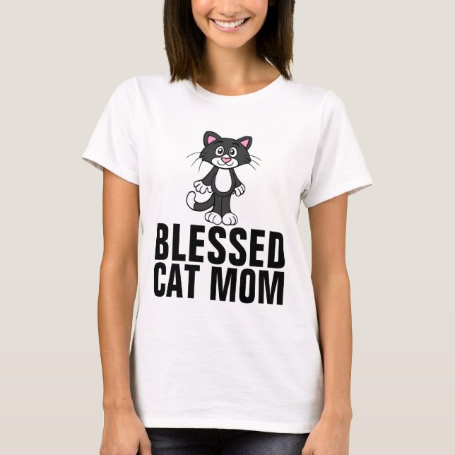 T-shirts MOM DE GATO ABERTO (Frente)