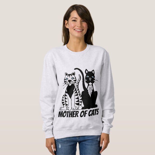 T-shirts MOM (MÃE DE GATOS) (Frente Completa)