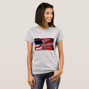 T-shirts Momento de Honrar os Heróis da América