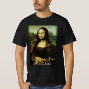 T-shirts Mona Lisa de Leonardo da Vinci, Arte Renascentista