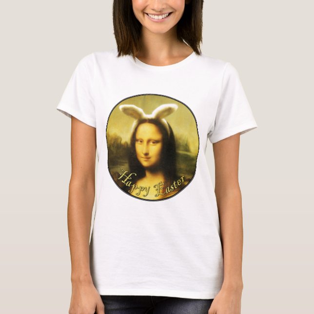 T-shirts Mona Lisa, O Coelhinho Da Páscoa (Frente)