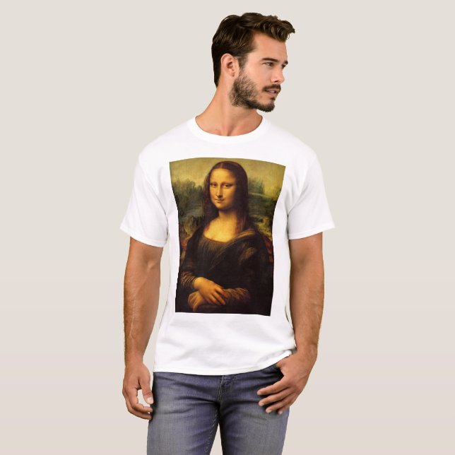 T-shirts Mona Lisa Original - Leonardo Da Vinci (Frente Completa)