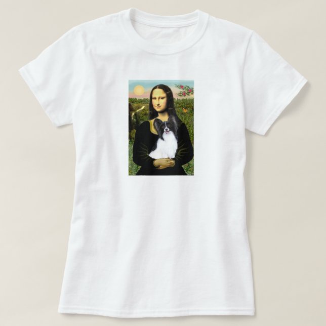 T-shirts Mona Lisa - Papillon 1 (Frente do Design)
