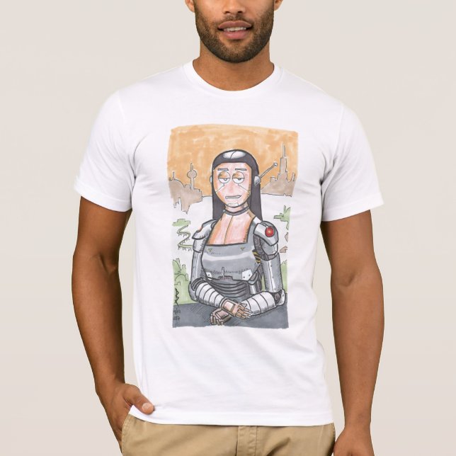 T-shirts Mona Lisa v2 (Frente)