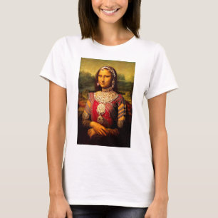T-shirts Monalisa real indiano