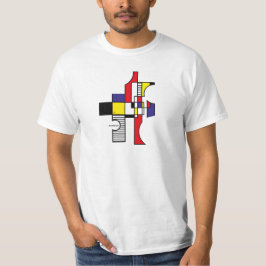 T-shirts mondrian style jnf