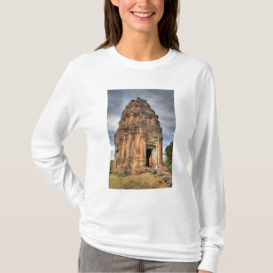 T-shirts Monge budista na porta do templo
