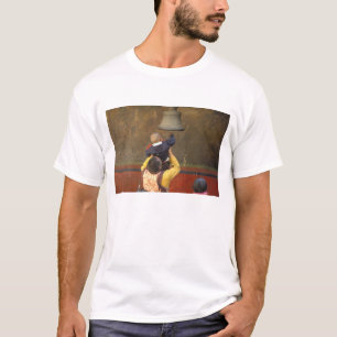 T-shirts Monge budista tibetano levantando um garoto para t