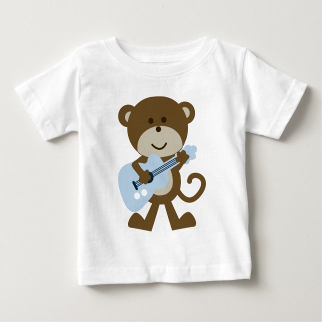T-shirts Monkey Rocker/Rockstar (Frente)