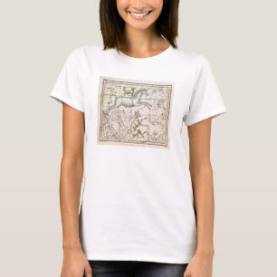 T-shirts Monoceros, "de um atlas celestial", bar. em 1822