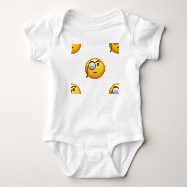 T-shirts monóculo emoji (Frente)
