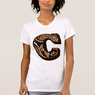 T-shirts Monograma de Paisley - C