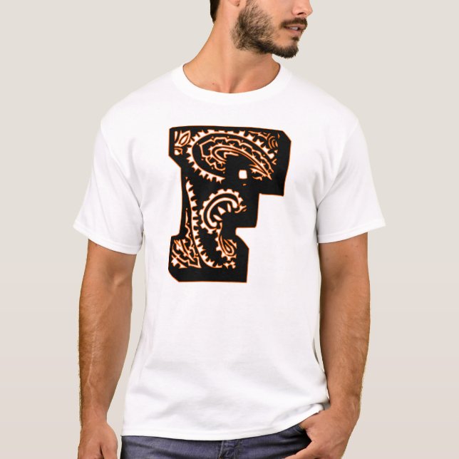 T-shirts Monograma Paisley - F (Frente)