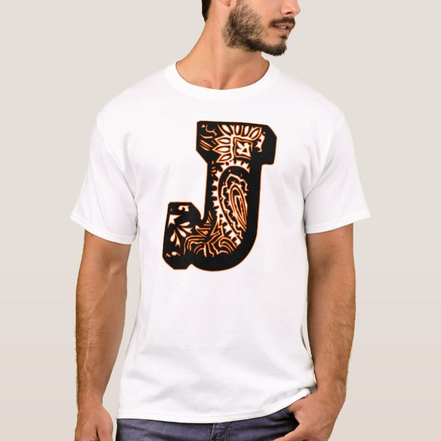 T-shirts Monograma Paisley - J (Frente)