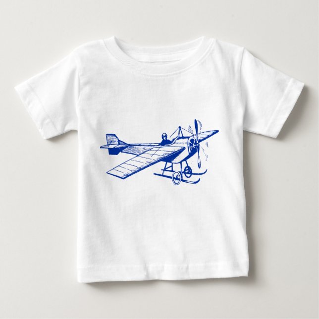 T-shirts Monoplano Vintage - Marinho Azul (Frente)
