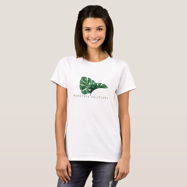 T-shirts Monstera Deliciosa - planta do queijo suíço (Frente Completa)