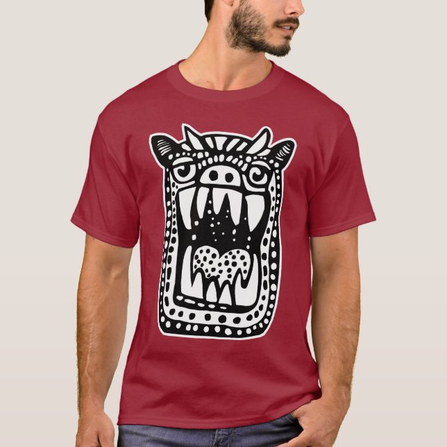 T-shirts Monstro Assustador (Frente)