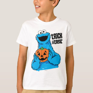 T-shirts Monstro Come-Cookies - Travessuras ou Gostosuras